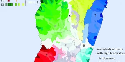 แผนที่ของมาดากัสกาสภาพอากาศ