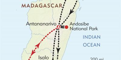 อันตานานาริโวแผนที่มาดากัสกา name